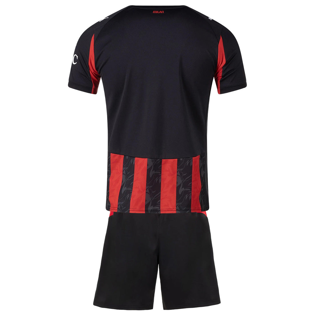Kids AC Milan Home Jersey Kit 2025/26 