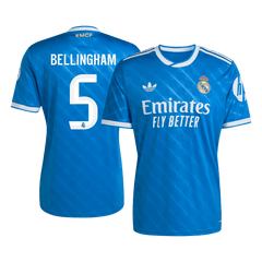 BELLINGHAM #5 Real Madrid Third Away Jersey 2025/26 