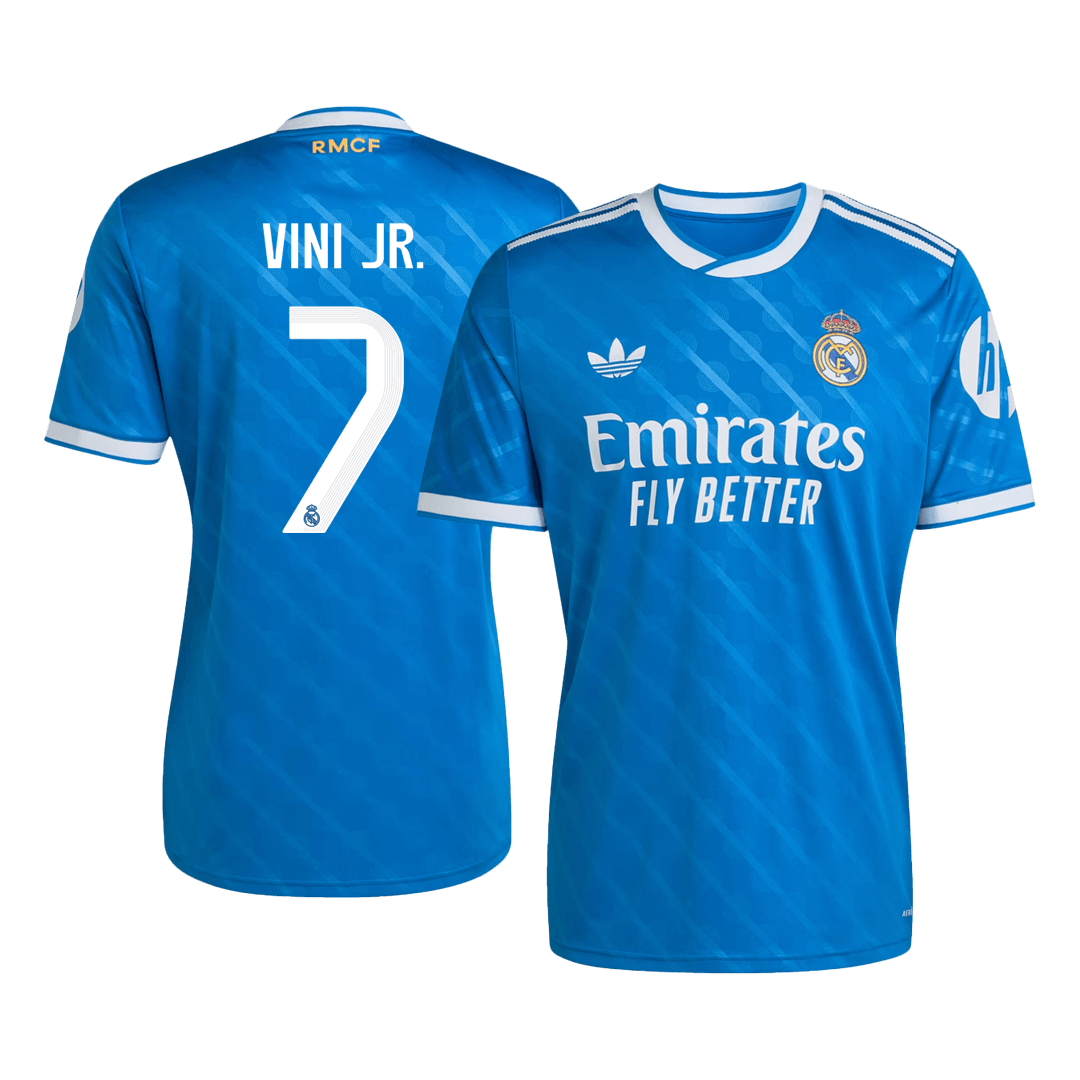 VINI JR. #7 Real Madrid Third Away Jersey 2025/26 