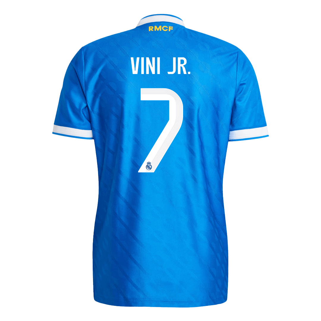 VINI JR. #7 Real Madrid Third Away Match Jersey Player Version 2025/26 