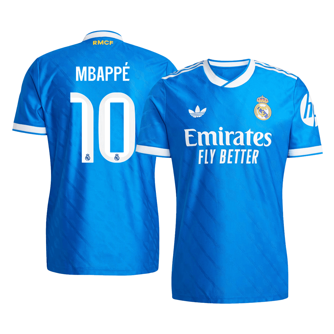 MBAPPÉ #10 Real Madrid Third Away Match Jersey Player Version 2025/26 