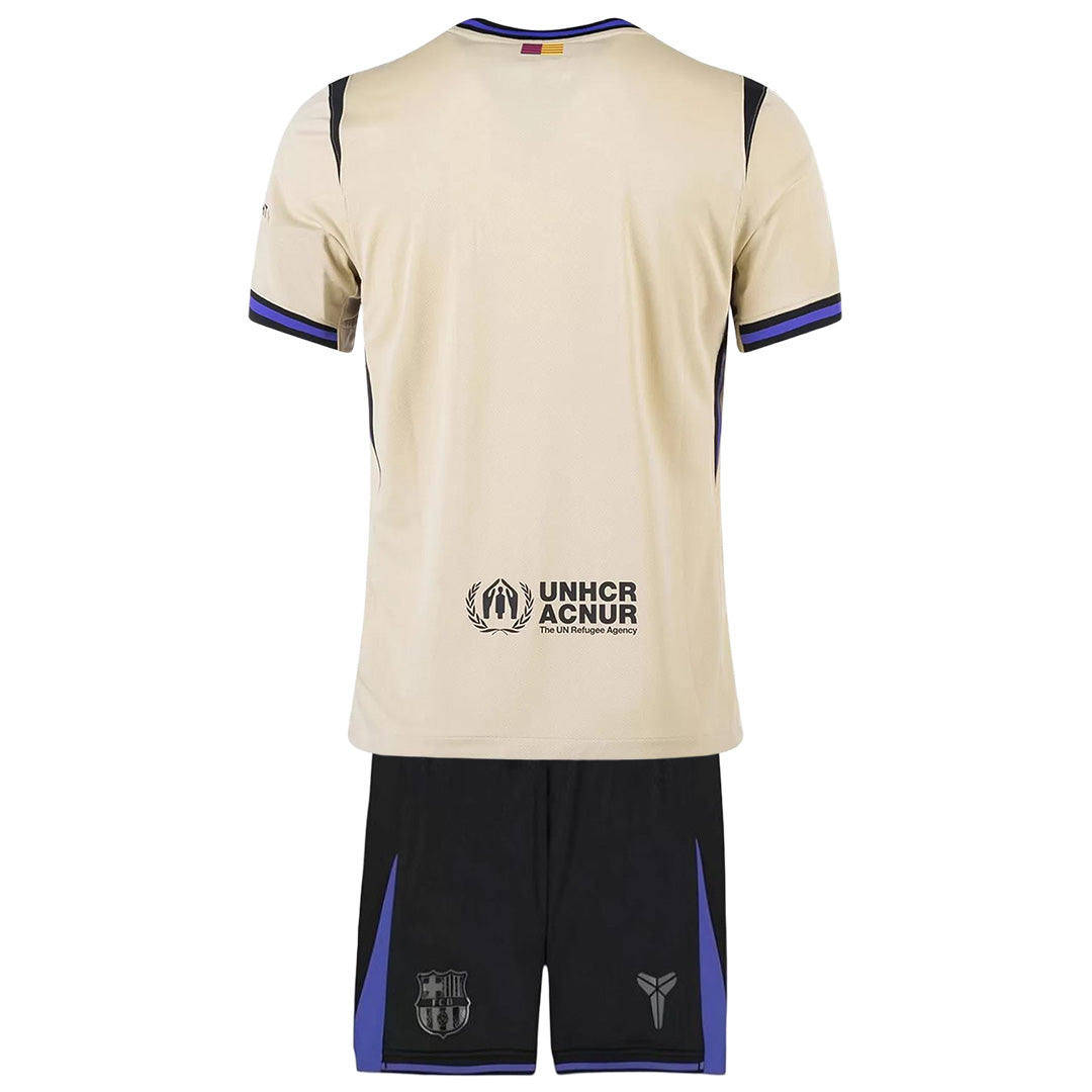 Kids Barcelona Away Jersey Kit 2025/26 