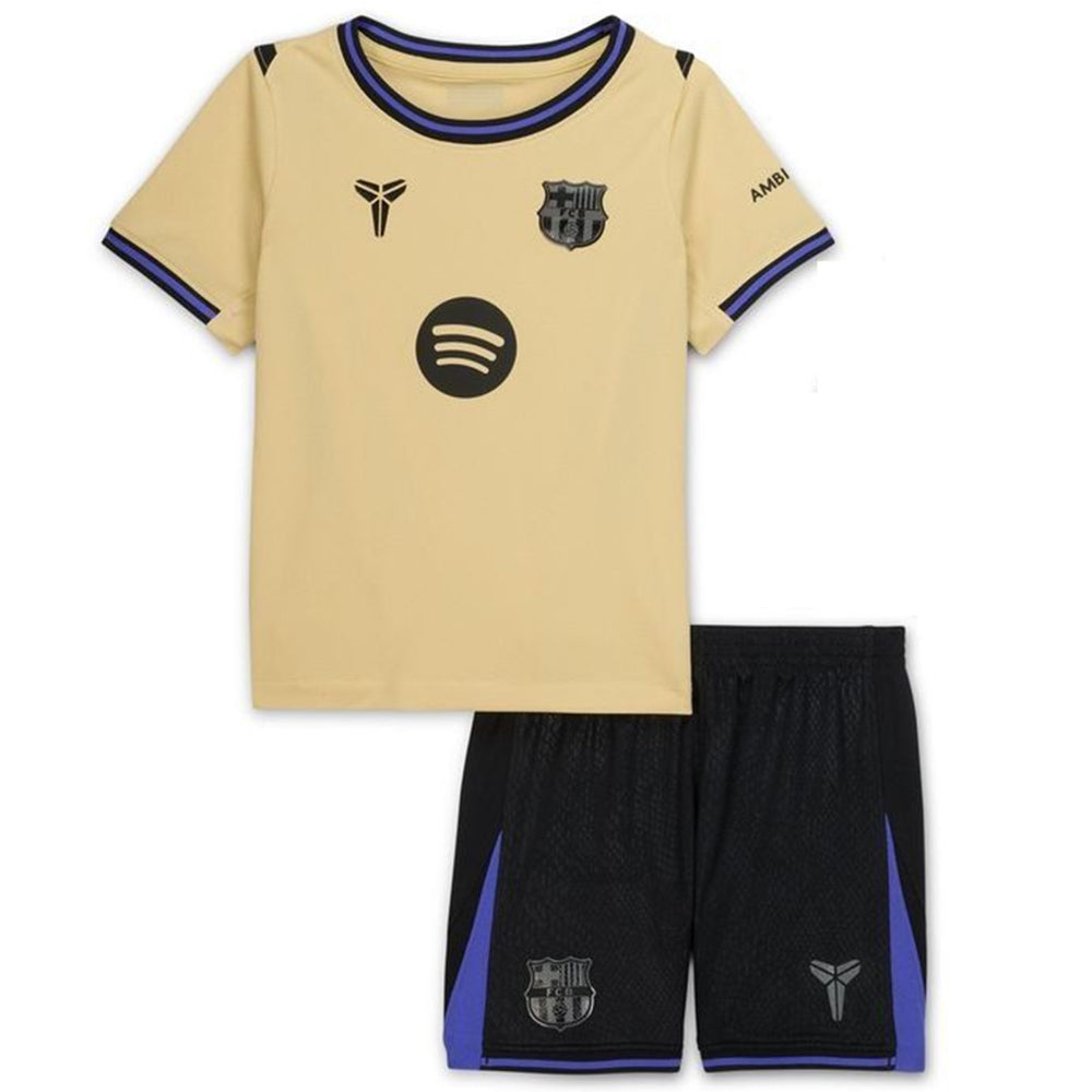 Kids Barcelona Away Jersey Kit 2025/26 