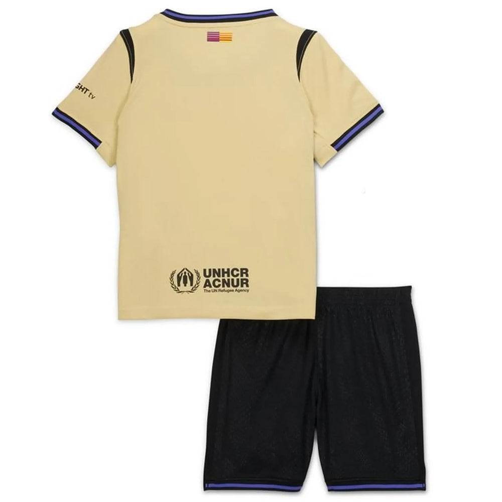 Kids Barcelona Away Jersey Kit 2025/26 