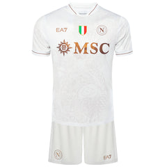 Kids Napoli Away Jersey Kit 2025/26 