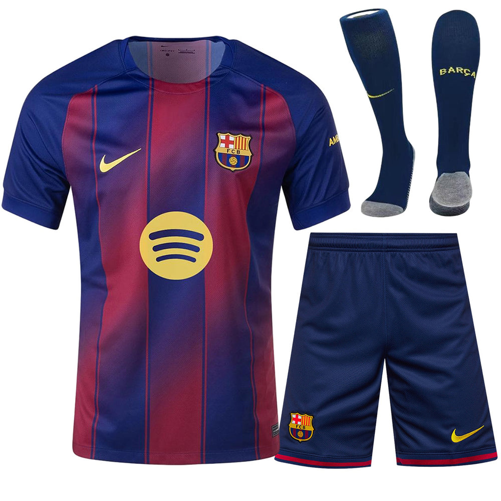 Barcelona Home Jersey Whole Kit 2025/26 