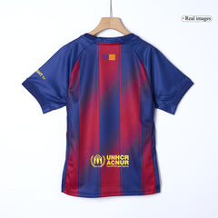 Kids Barcelona Home Jersey Full Kit 2025/26 