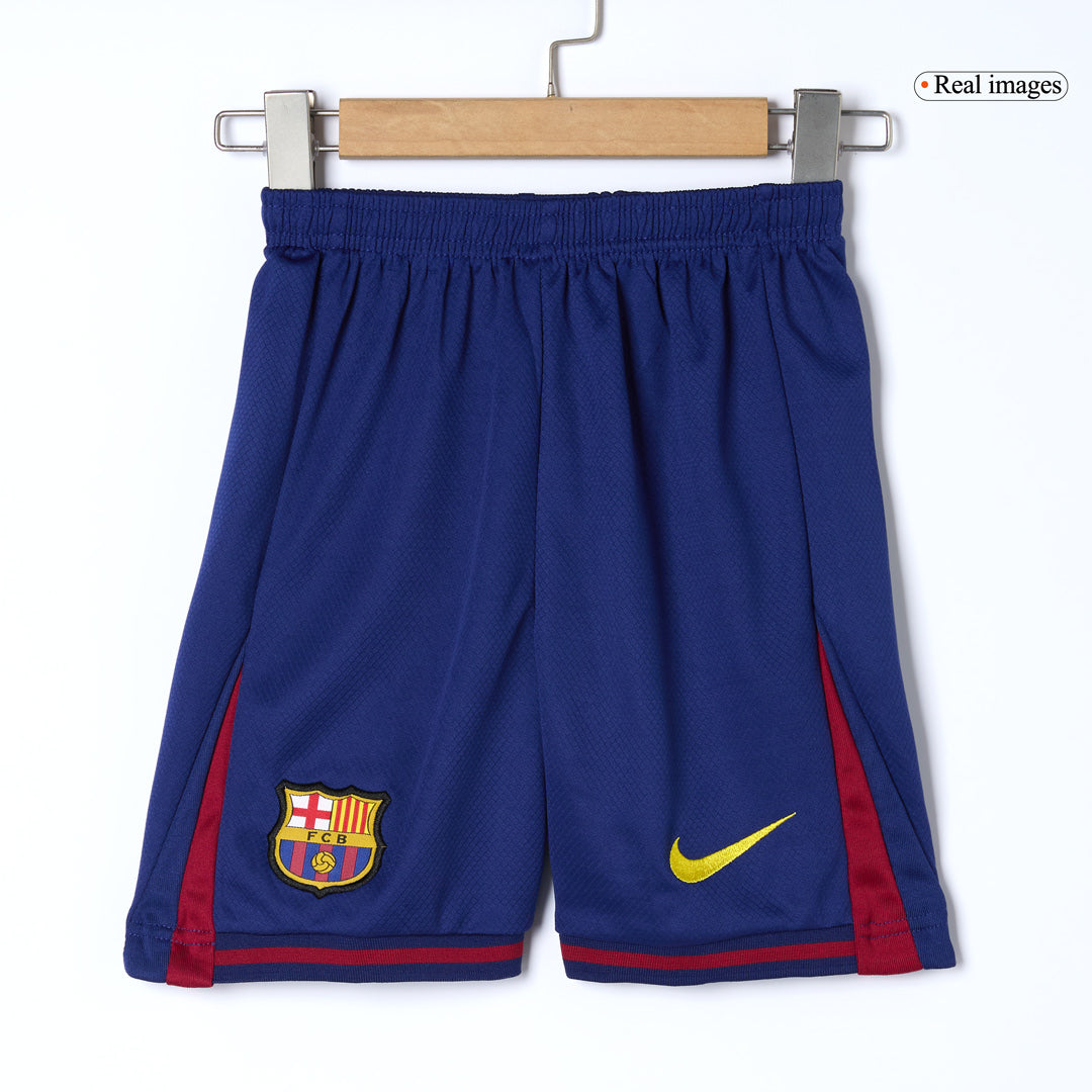 Kids Barcelona Home Jersey Full Kit 2025/26 