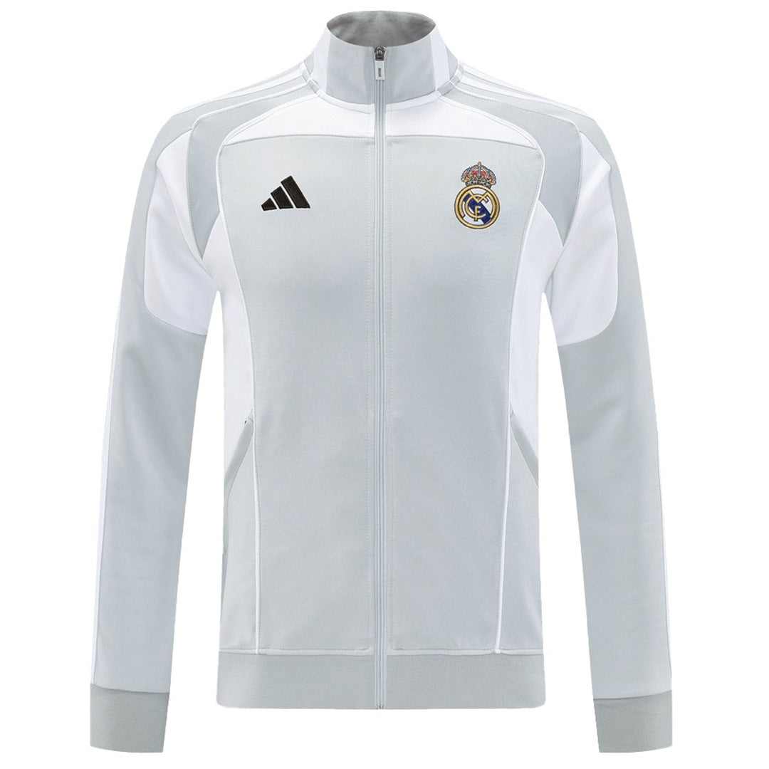 Real Madrid Anthem Jacket 07 Gray 2025/26 