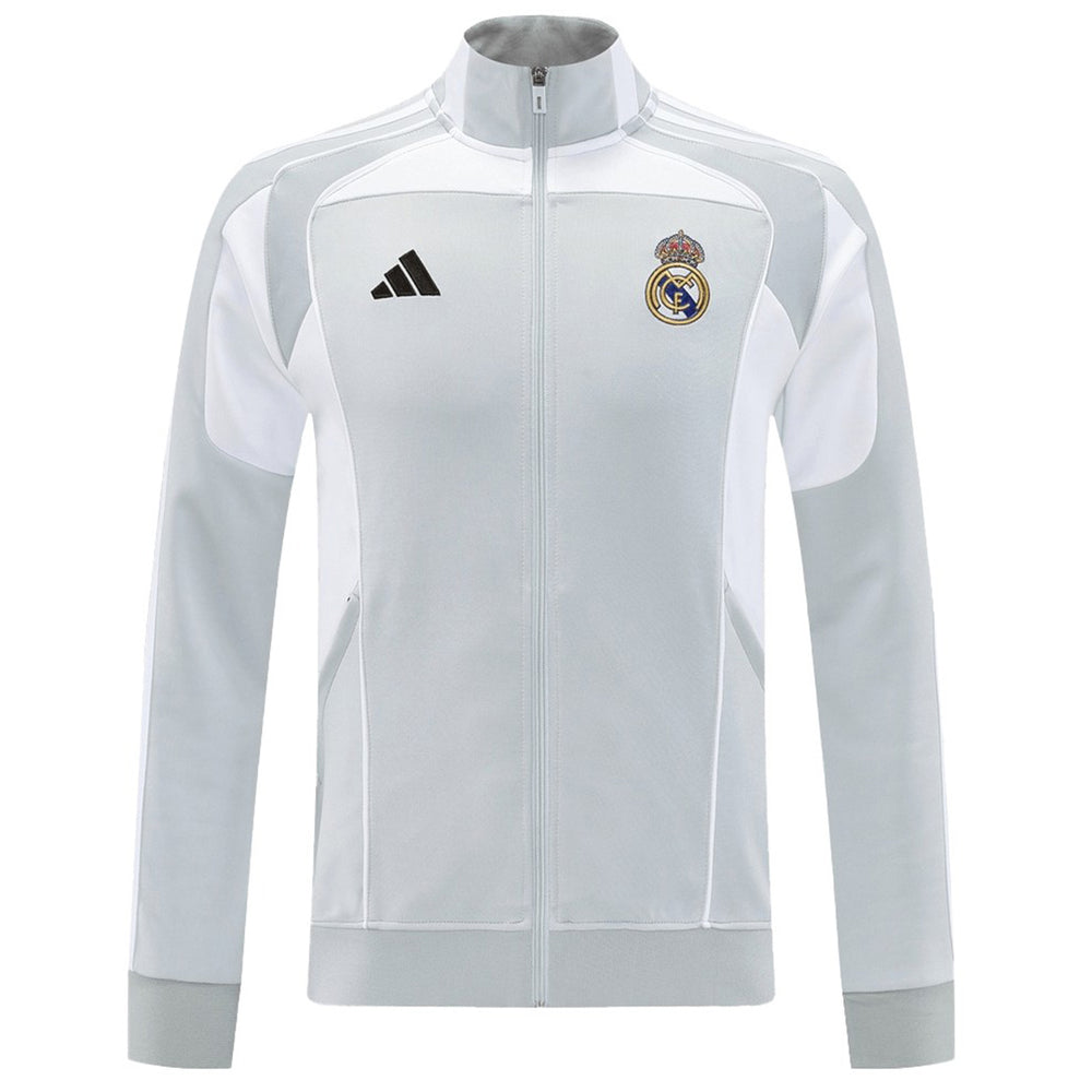 Real Madrid Anthem Jacket 07 Gray 2025/26 