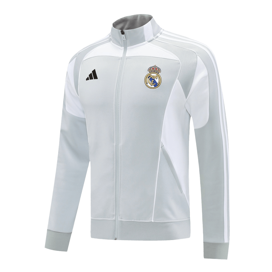 Real Madrid Anthem Jacket 07 Gray 2025/26 