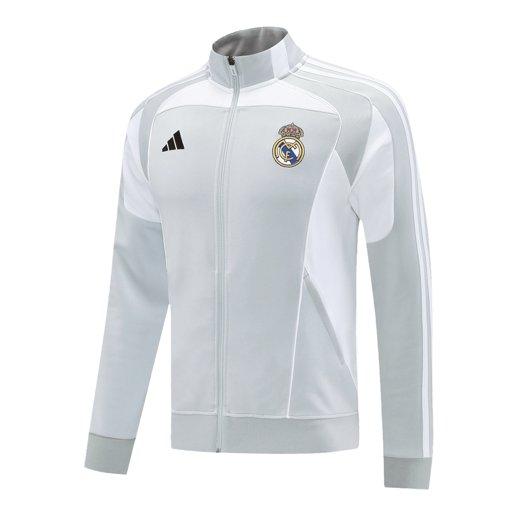 Real Madrid Anthem Jacket 07 Gray 2025/26 