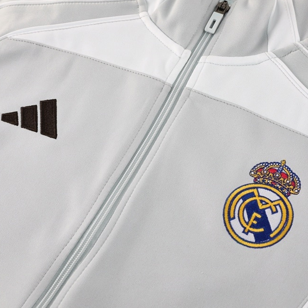 Real Madrid Anthem Jacket 07 Gray 2025/26 