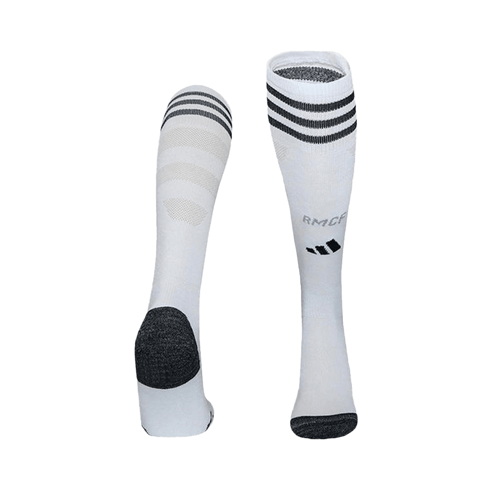 Real Madrid Home Soccer Socks - White 2025/26 
