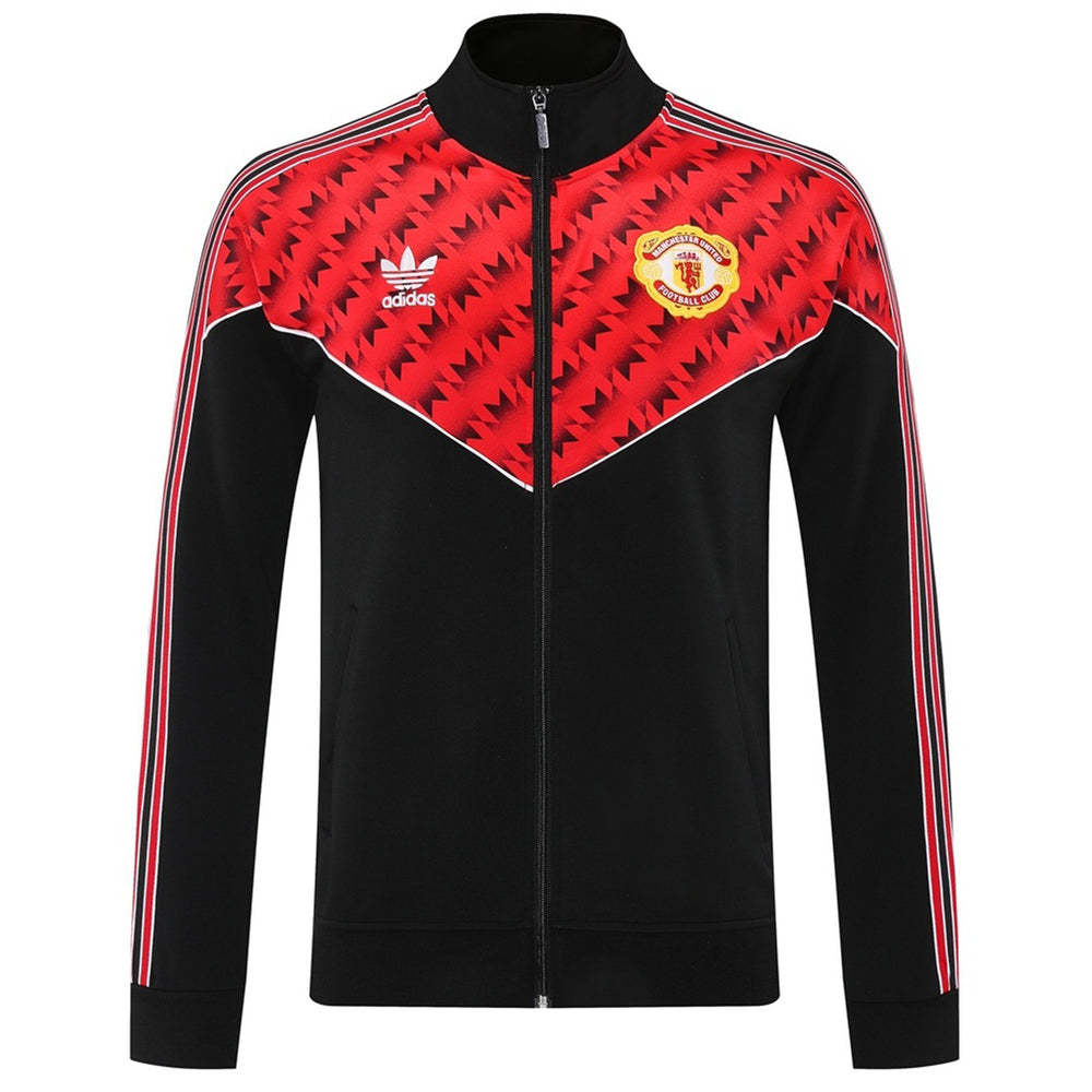 Manchester United Training Tracksuit Kit (Jacket+Pants) 05 Red&Black 2025/26 
