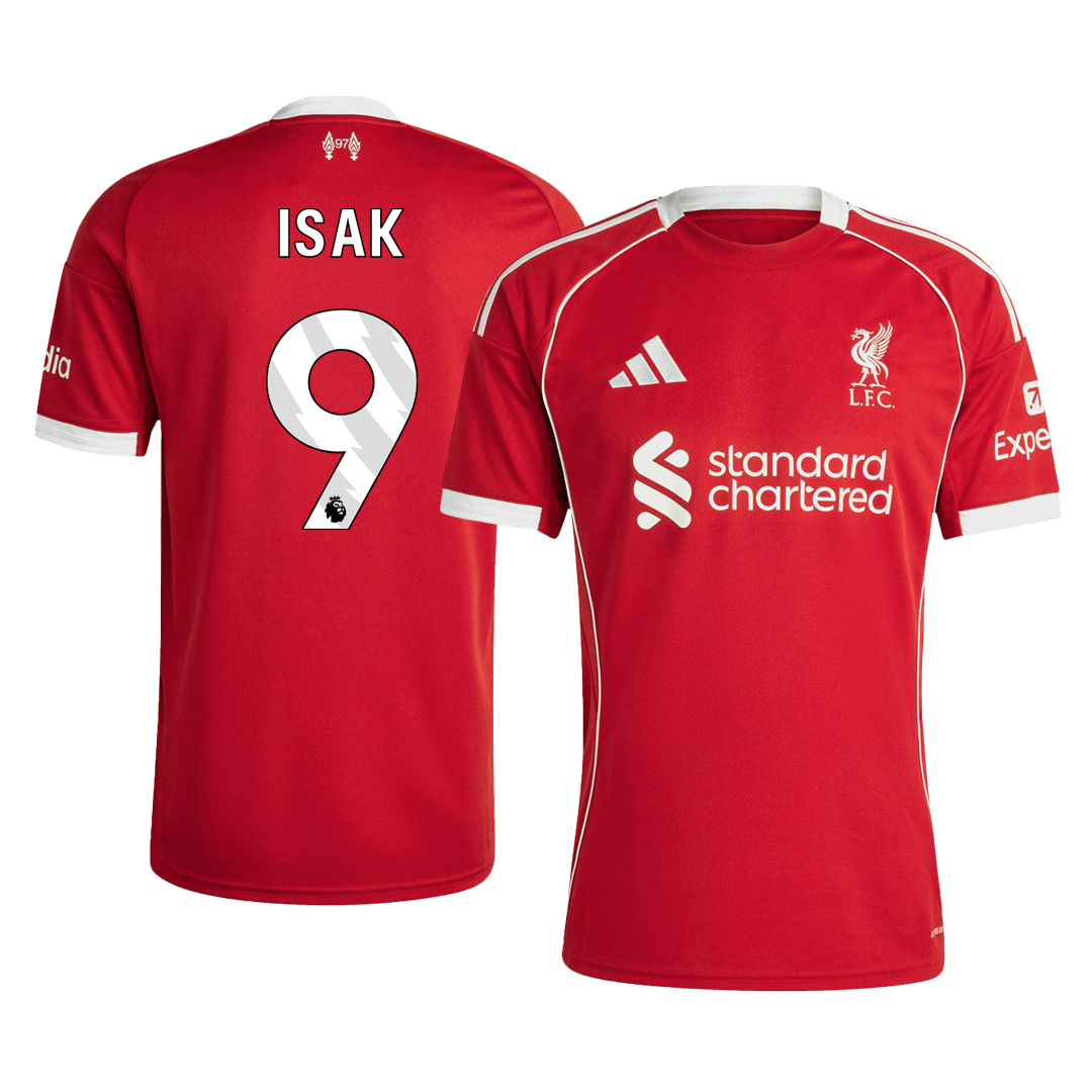 ISAK #9 Liverpool Home Jersey 2025/26 