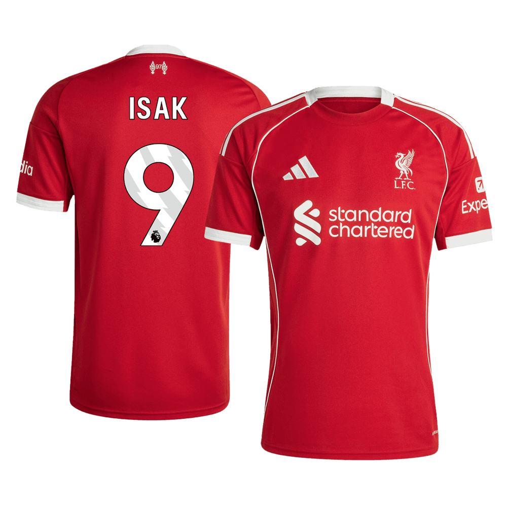 ISAK #9 Liverpool Home Jersey 2025/26 