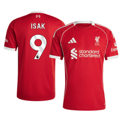 ISAK #9 Liverpool Home Jersey 2025/26 