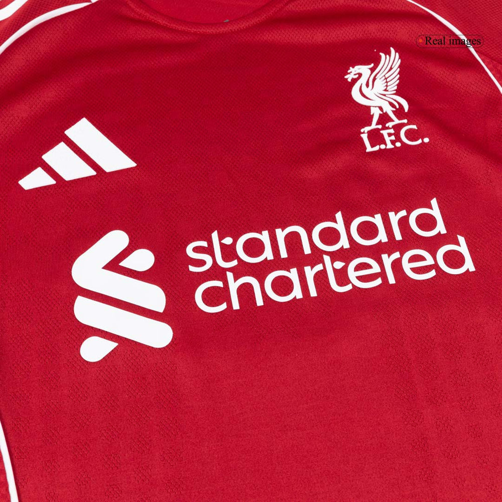 ISAK #9 Liverpool Home Match Jersey Player Version 2025/26 - UCL Font 