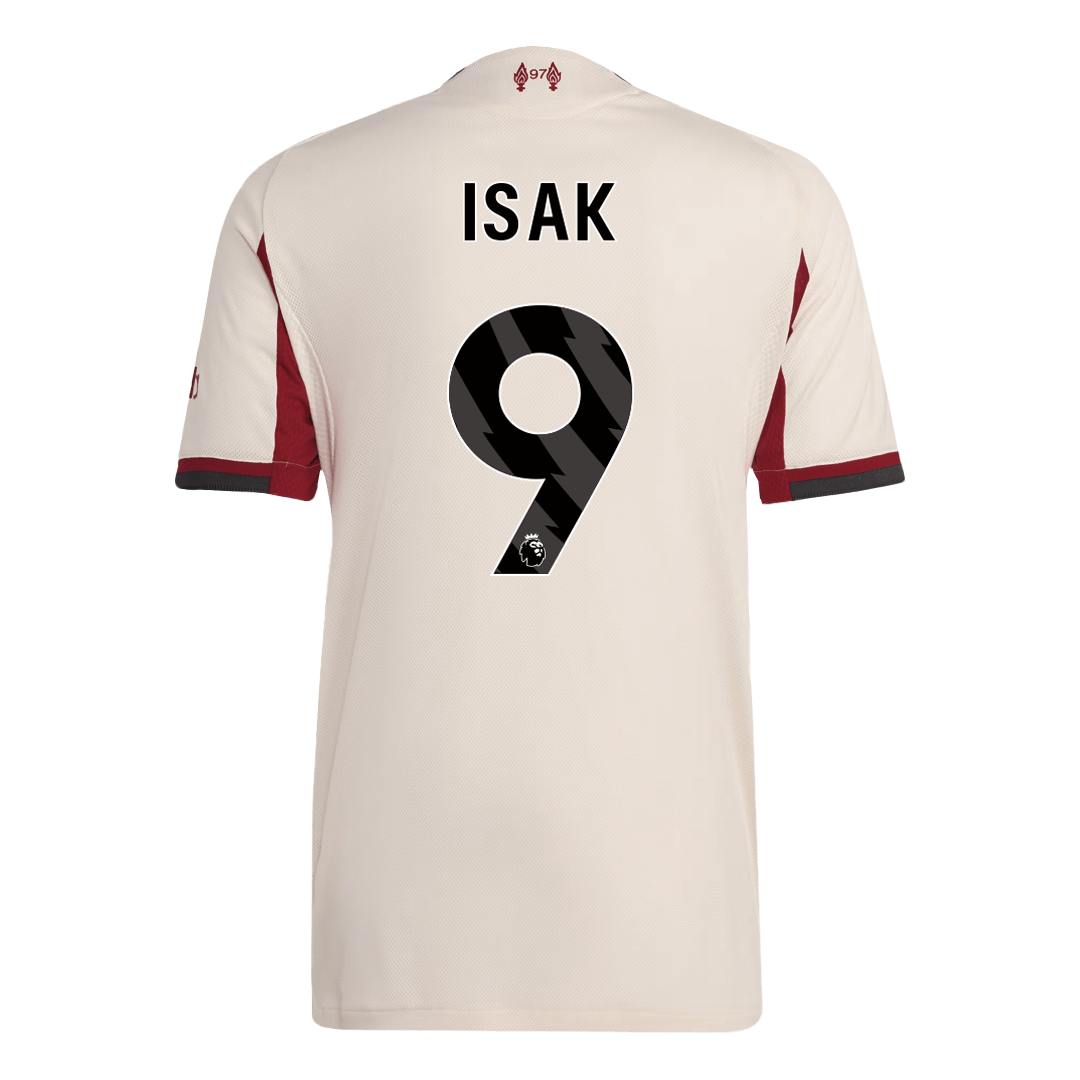 ISAK ##9 Liverpool Away Match Jersey Player Version 2025/26 