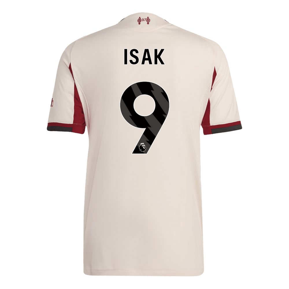 ISAK ##9 Liverpool Away Match Jersey Player Version 2025/26 