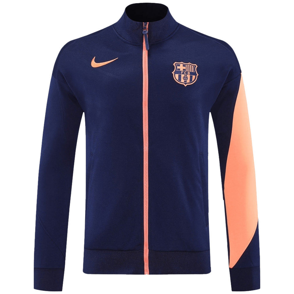 Barcelona Anthem Jacket Navy&Orange 2025/26 