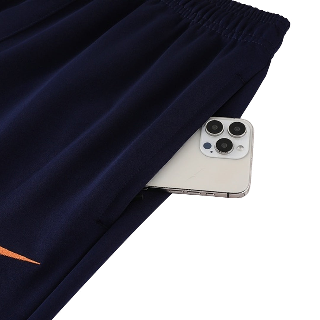 Barcelona Training Tracksuit Kit(Jacket+Pants) Navy&Orange 2025/26 