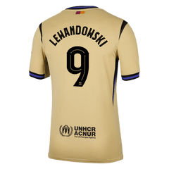 LEWANDOWSKI #9 Barcelona Away Jersey 2025/26 - UCL 