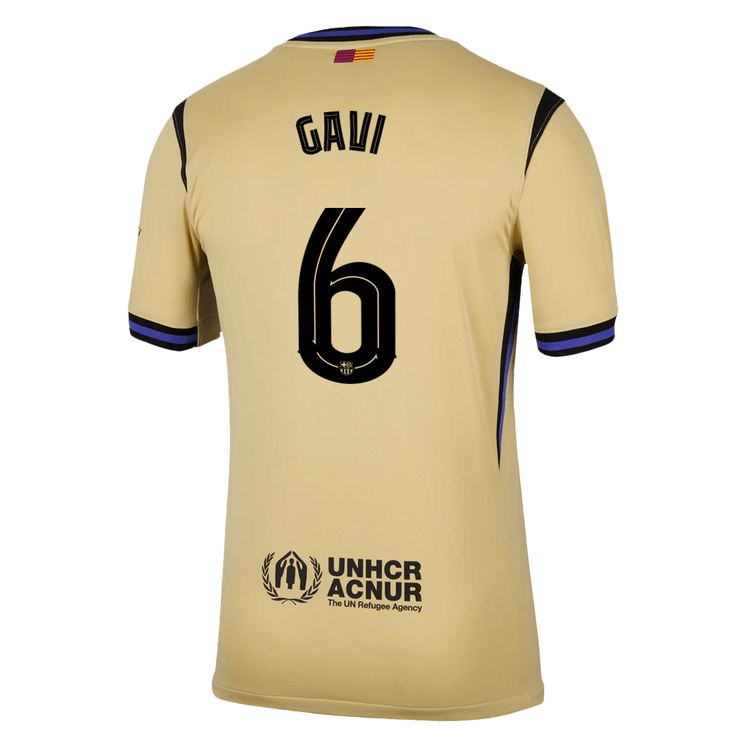 GAVI #6 Barcelona Away Jersey 2025/26 - UCL 