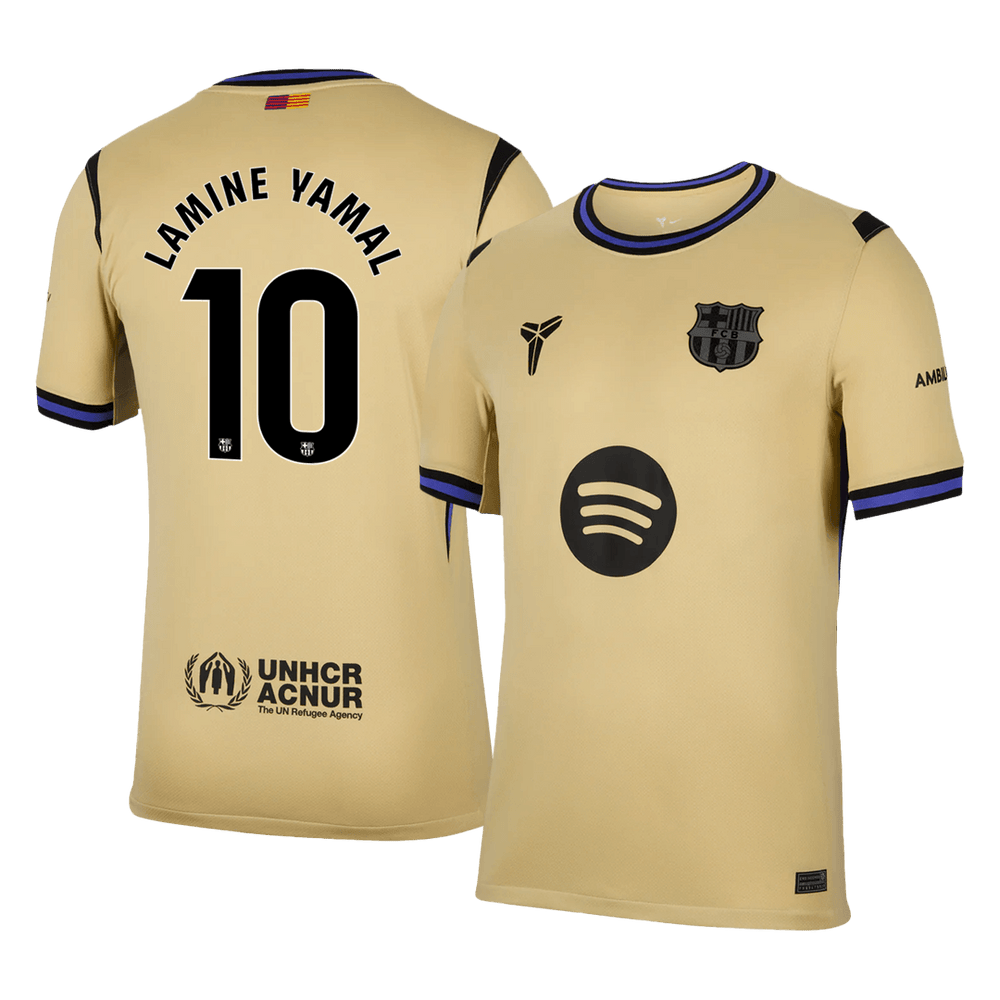 LAMINE YAMAL #10 Barcelona Away Jersey 2025/26 