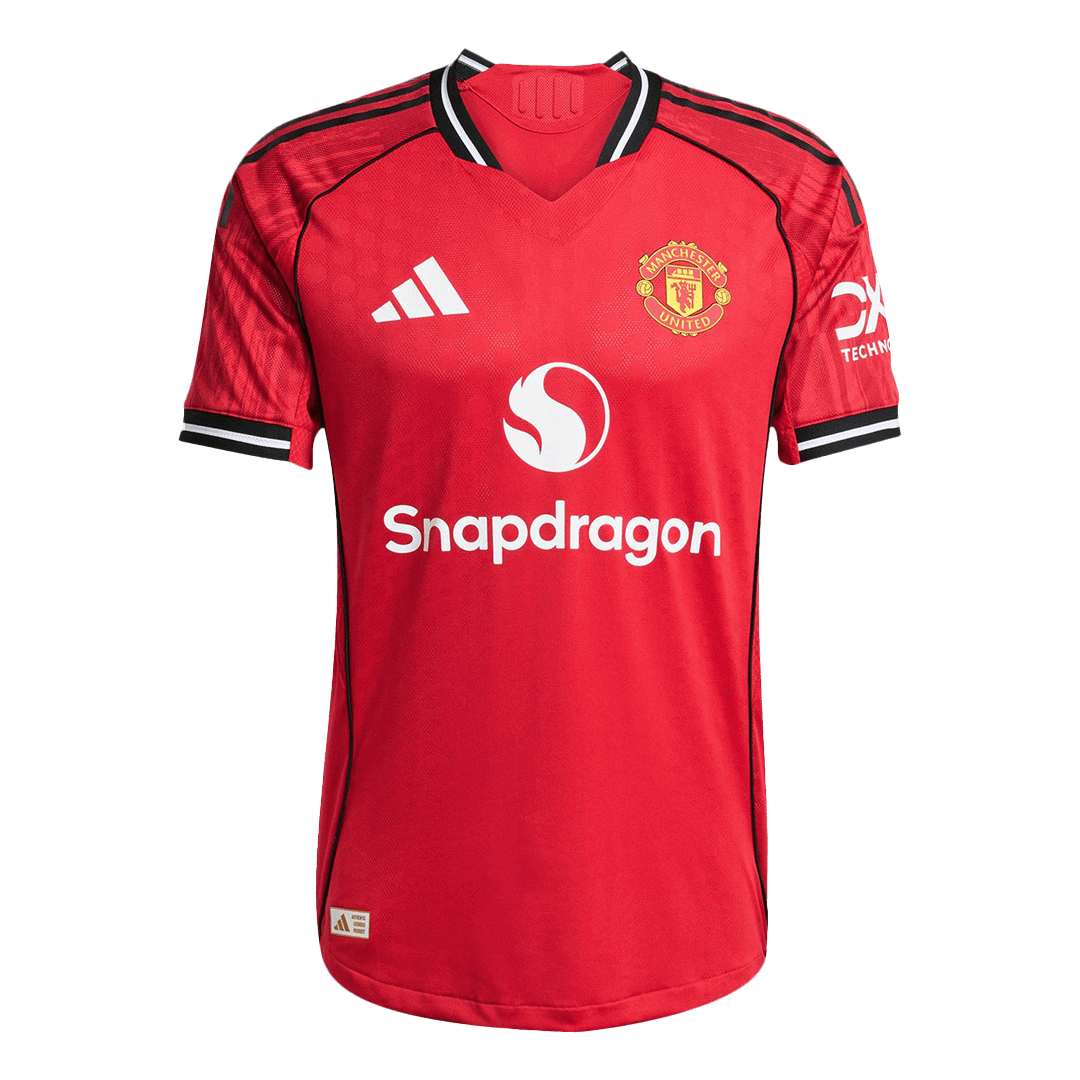 ŠEŠKO #30 Manchester United Home Match Jersey Player Version 2025/26 