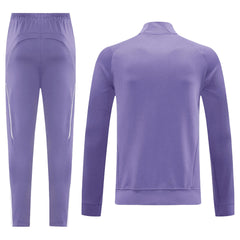 Manchester United Training Tracksuit Kit(Jacket+Pants) Purple 2025/26 
