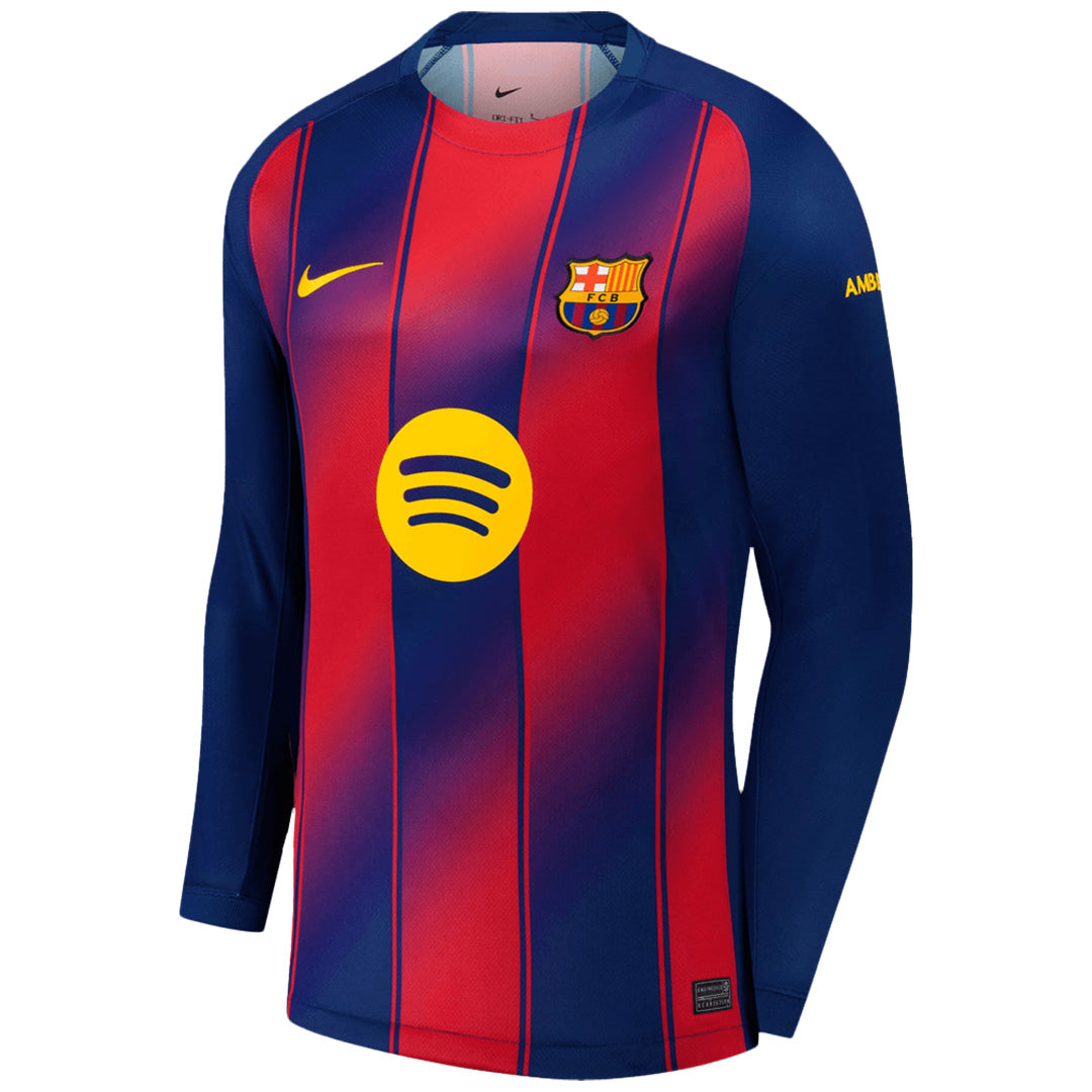 Barcelona Home Long Sleeve Jersey 2025/26 