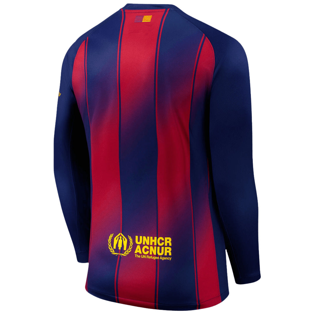 Barcelona Home Long Sleeve Jersey 2025/26 