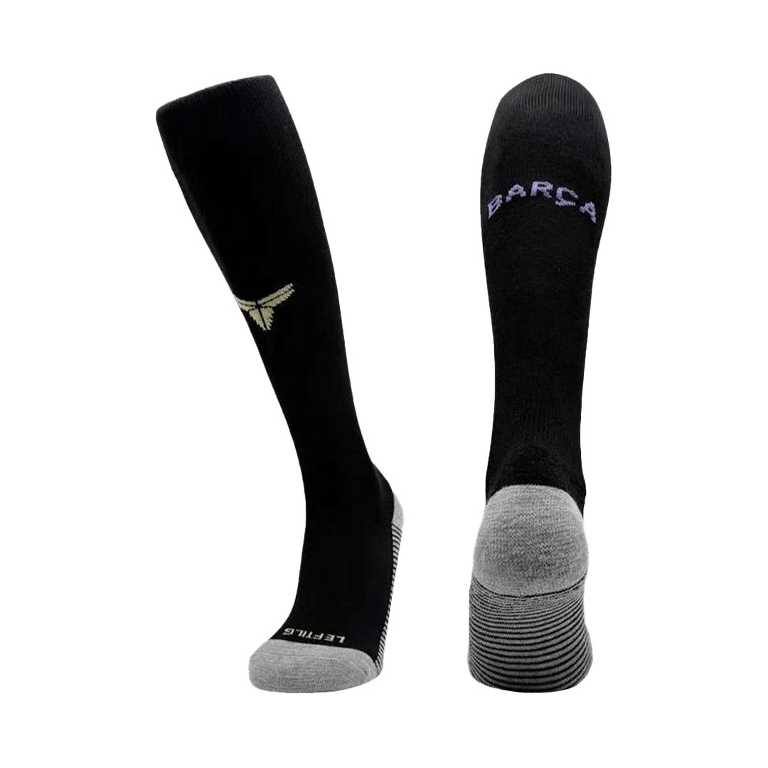 Kids Barcelona Away Soccer Socks - Black 2025/26 