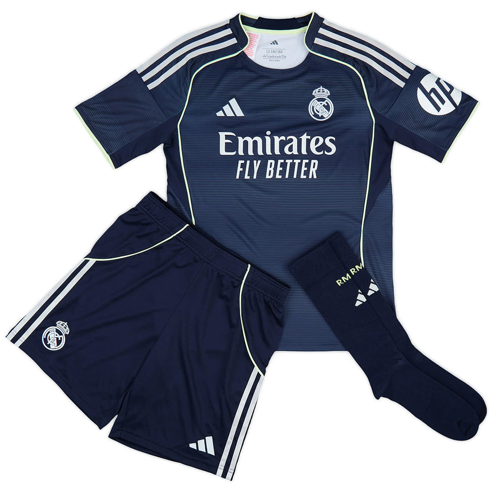 Kids Real Madrid Away Jersey Kit 2025/26 - [Super Replica] 