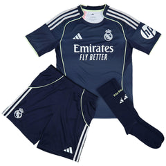 Kids Real Madrid Away Jersey Kit 2025/26 - [Super Replica] 