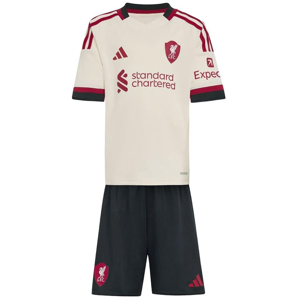 Kids Liverpool Away Jersey Full Kit 2025/26 