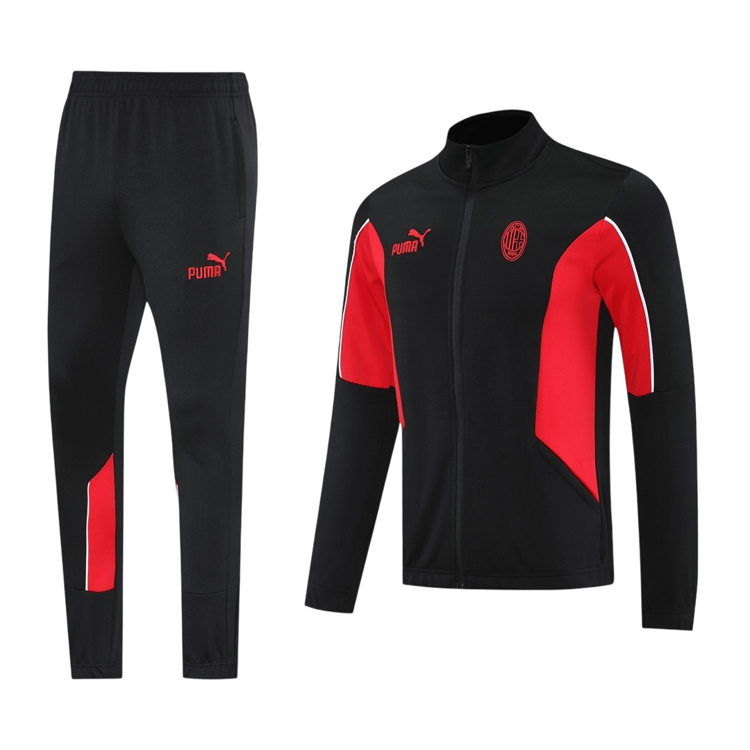 AC Milan Training Tracksuit Kit(Jacket+Pants) Black 2025/26 