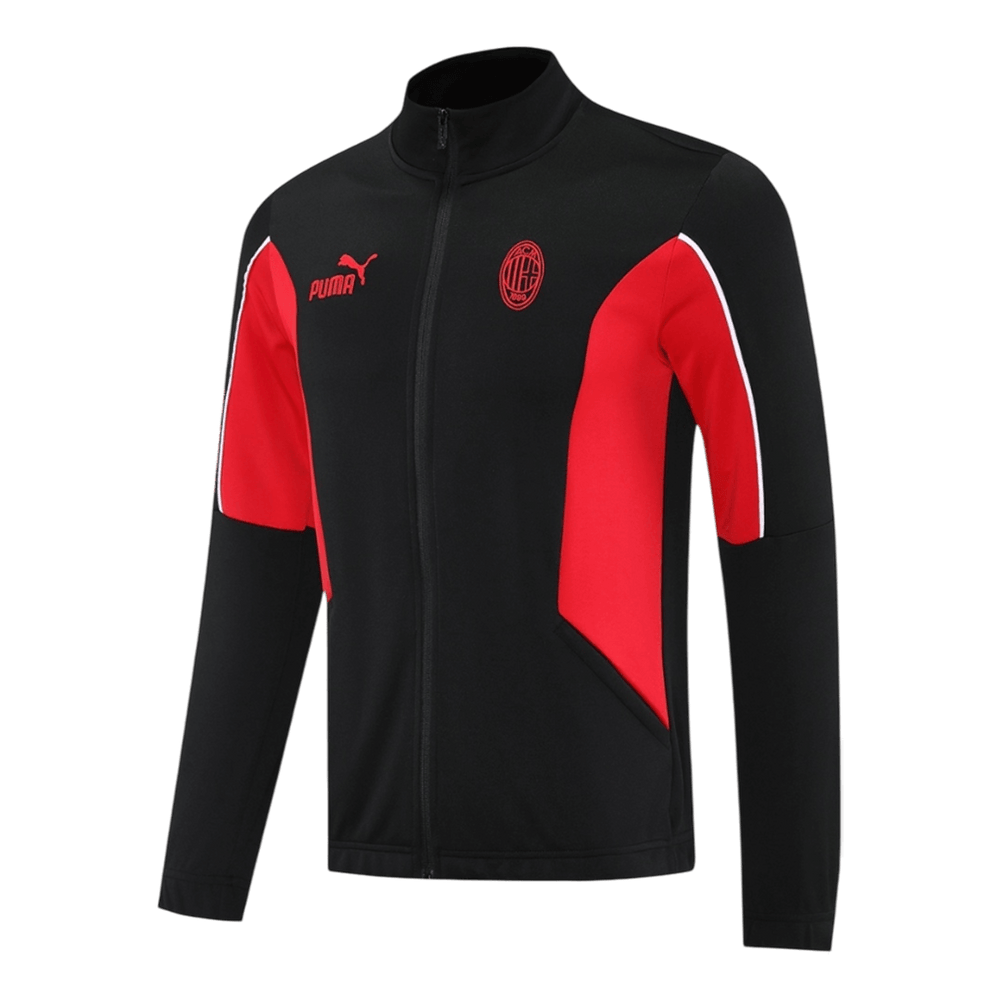 AC Milan Training Tracksuit Kit(Jacket+Pants) Black 2025/26 