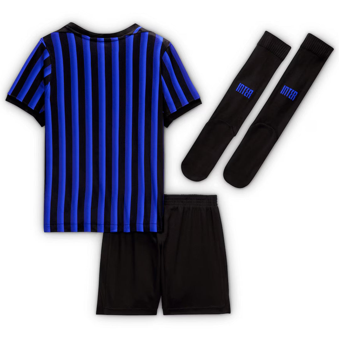 Kids Inter Milan Home Jersey Full Kit 2025/26 