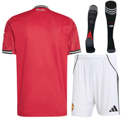 Manchester United Home Jersey Full Kit 2025/26 - [Super Replica] 