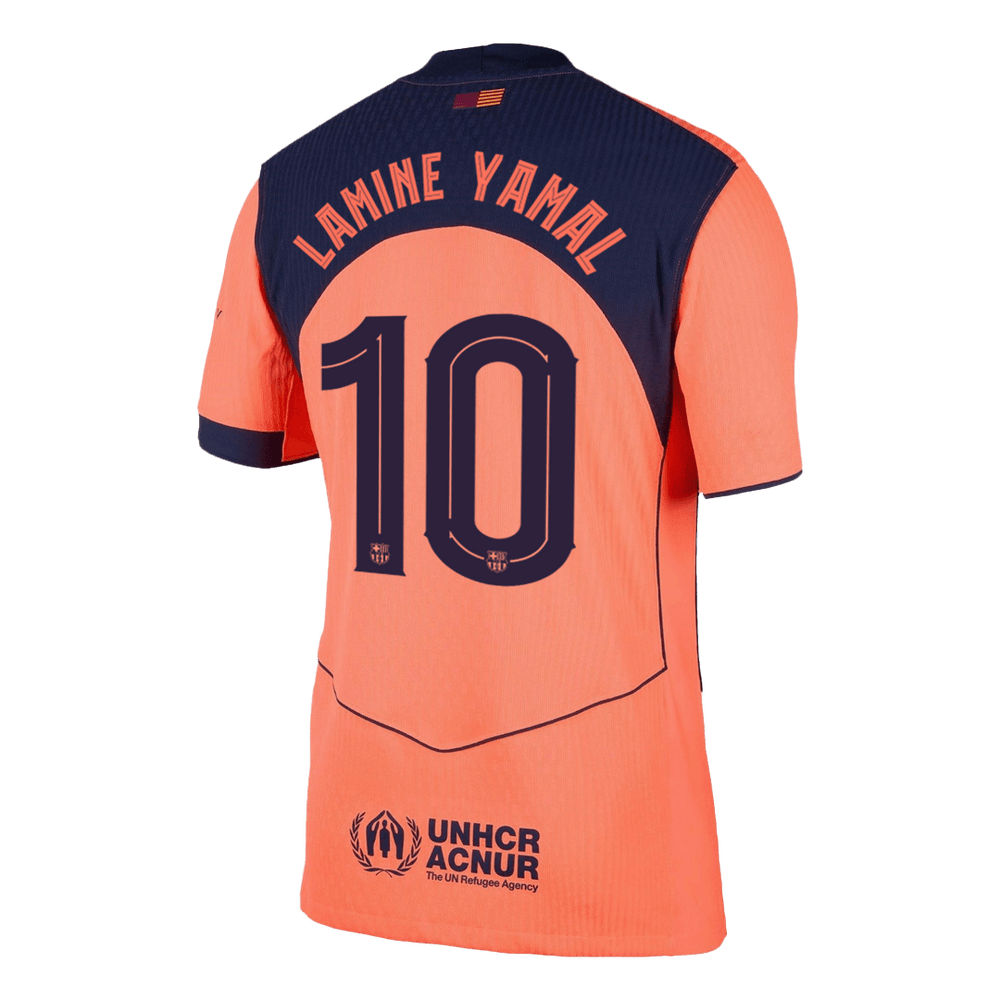 LAMINE YAMAL #10 Barcelona Third Match Jersey Player Version 2025/26 - UCL 