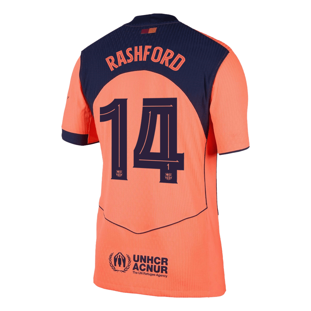 RASHFORD #14 Barcelona Third Match Jersey Player Version 2025/26 - UCL 
