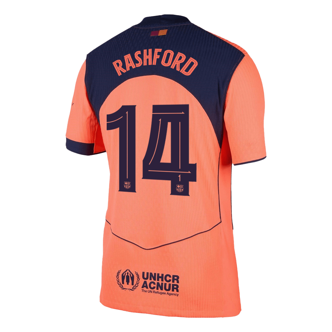 RASHFORD #14 Barcelona Third Match Jersey Player Version 2025/26 - UCL 