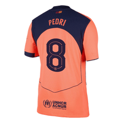 PEDRI #8 Barcelona Third Match Jersey Player Version 2025/26 - UCL 