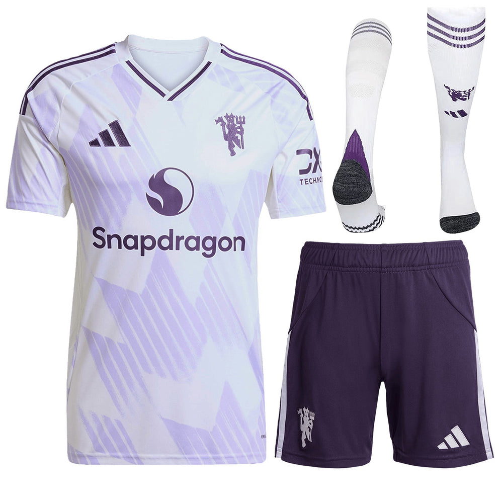 Manchester United Away Jersey Full Kit 2025/26 