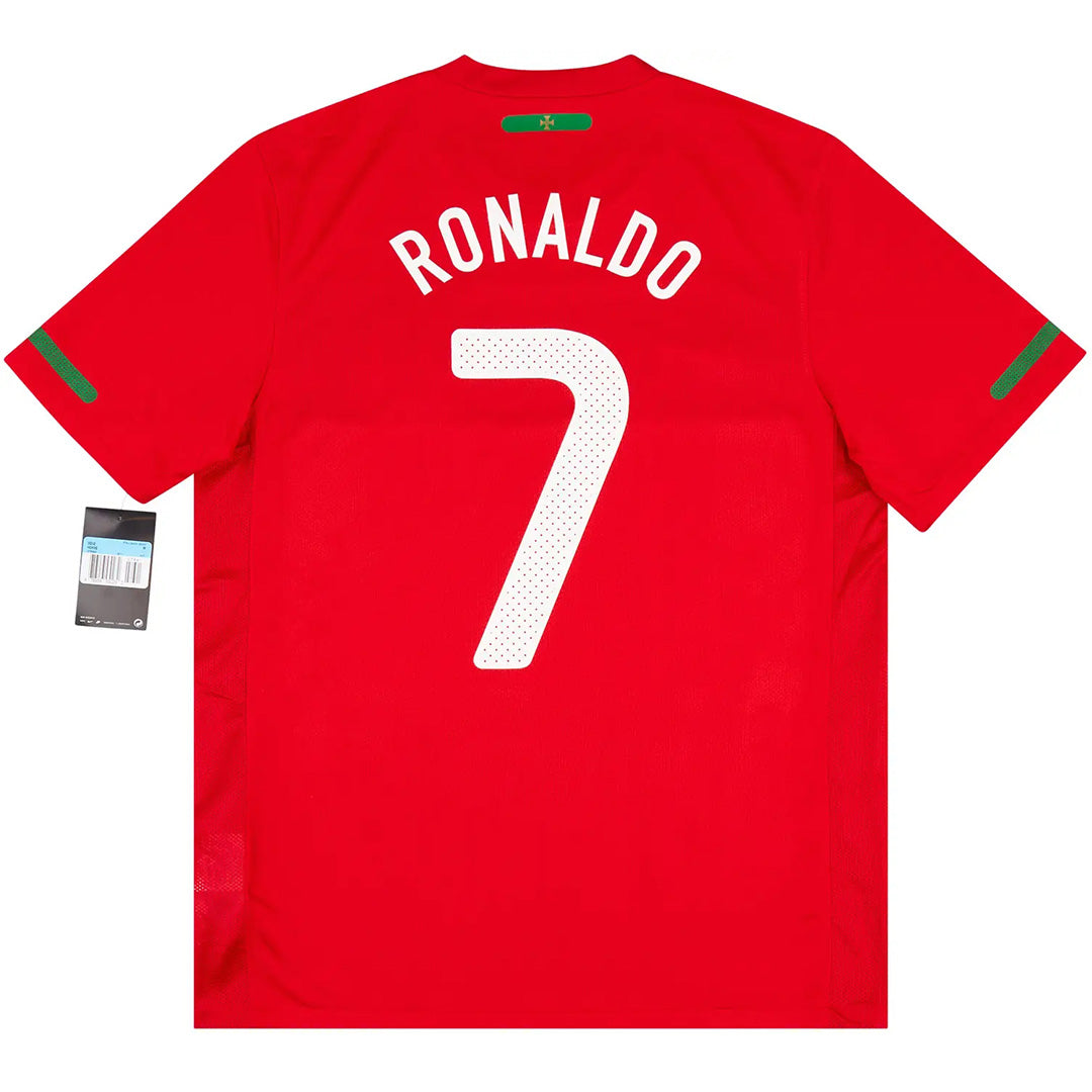 RONALDO #7 Retro Portugal Home Jersey 2010 
