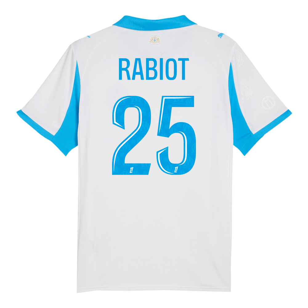 RABIOT #25 Marseille Home Jersey 2025/26 