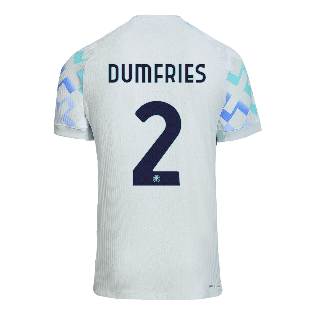 DUMFRIES #2 Inter Milan Away Match Jersey Player Version 2025/26 